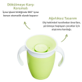 Munchkin Mucize  360° Alıştırma Bardağı, 6ay+, 207ml, Yeşil, 1 Adet