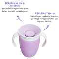 Munchkin Mucize  360° Alıştırma Bardağı, 6ay+, 207ml, Mor, 1 Adet