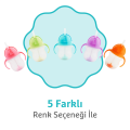 Munchkin Tıklama Kilitli  Uçlu Pipetli Alıştırma Bardağı, 6ay+, 207ml, Mavi, 1 Adet