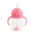 Munchkin Tıklama Kilitli  Uçlu Pipetli Alıştırma Bardağı, 6ay+, 207ml, Pembe, 1 Adet