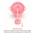 Munchkin Tıklama Kilitli Uçlu Pipetli Alıştırma Bardağı, 12ay+, 296ml, Pembe, 1 Adet
