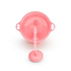 Munchkin Tıklama Kilitli Uçlu Pipetli Alıştırma Bardağı, 12ay+, 296ml, Pembe, 1 Adet