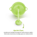 Munchkin Tıklama Kilitli Uçlu Pipetli Alıştırma Bardağı, 12ay+, 296ml, Yeşil, 1 Adet