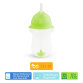 Munchkin Tıklama Kilitli Uçlu Pipetli Alıştırma Bardağı, 12ay+, 296ml, Yeşil, 1 Adet
