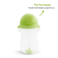 Munchkin Tıklama Kilitli Uçlu Pipetli Alıştırma Bardağı, 12ay+, 296ml, Yeşil, 1 Adet