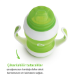 Munchkin Duyarlı Geçiş Bardağı | 4 Ay+ | 118 ml | Sızdırmaz & Ergonomik Kulplu | Yeşil
