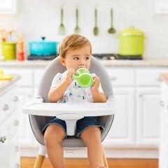 Munchkin Duyarlı Geçiş Bardağı | 4 Ay+ | 118 ml | Sızdırmaz & Ergonomik Kulplu | Yeşil