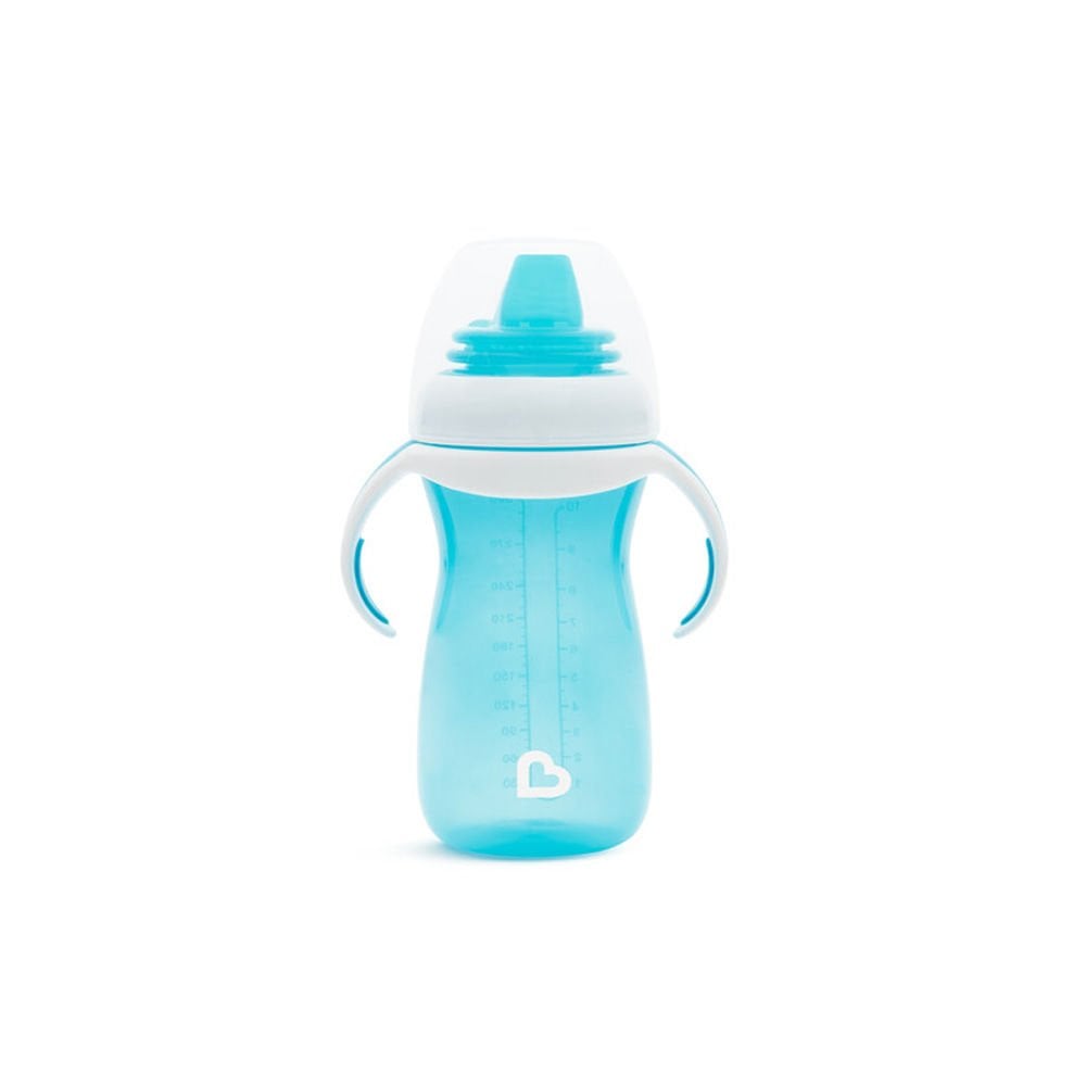 Munchkin Duyarlı Geçiş Bardağı | 9 Ay+ Bebekler İçin | 296 ml | Sızdırmaz & Kolay Tutulan Tasarım | Mavi