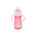 Munchkin Duyarlı Geçiş Bardağı | 9 Ay+ Bebekler İçin | 296 ml | Sızdırmaz & Kolay Tutulan Tasarım | Pembe