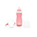Munchkin Duyarlı Geçiş Bardağı | 9 Ay+ Bebekler İçin | 296 ml | Sızdırmaz & Kolay Tutulan Tasarım | Pembe