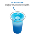 Munchkin Mucize 360° Renk Değiştiren Bardak – 266 ml, 12 Ay+, BPA İçermez, Mavi