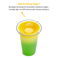 Munchkin Mucize 360° Renk Değiştiren Bardak – 266 ml, 12 Ay+, BPA İçermez, Sarı