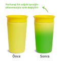 Munchkin Mucize 360° Renk Değiştiren Bardak – 266 ml, 12 Ay+, BPA İçermez, Sarı