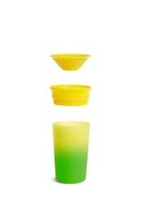 Munchkin Mucize  360° Renk Değiştiren Alıştırma Bardağı, 12ay+,  266ml, Sarı, 1 Adet
