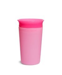 Munchkin Mucize 360° Renk Değiştiren Bardak – 266 ml, 12 Ay+, BPA İçermez, Pembe