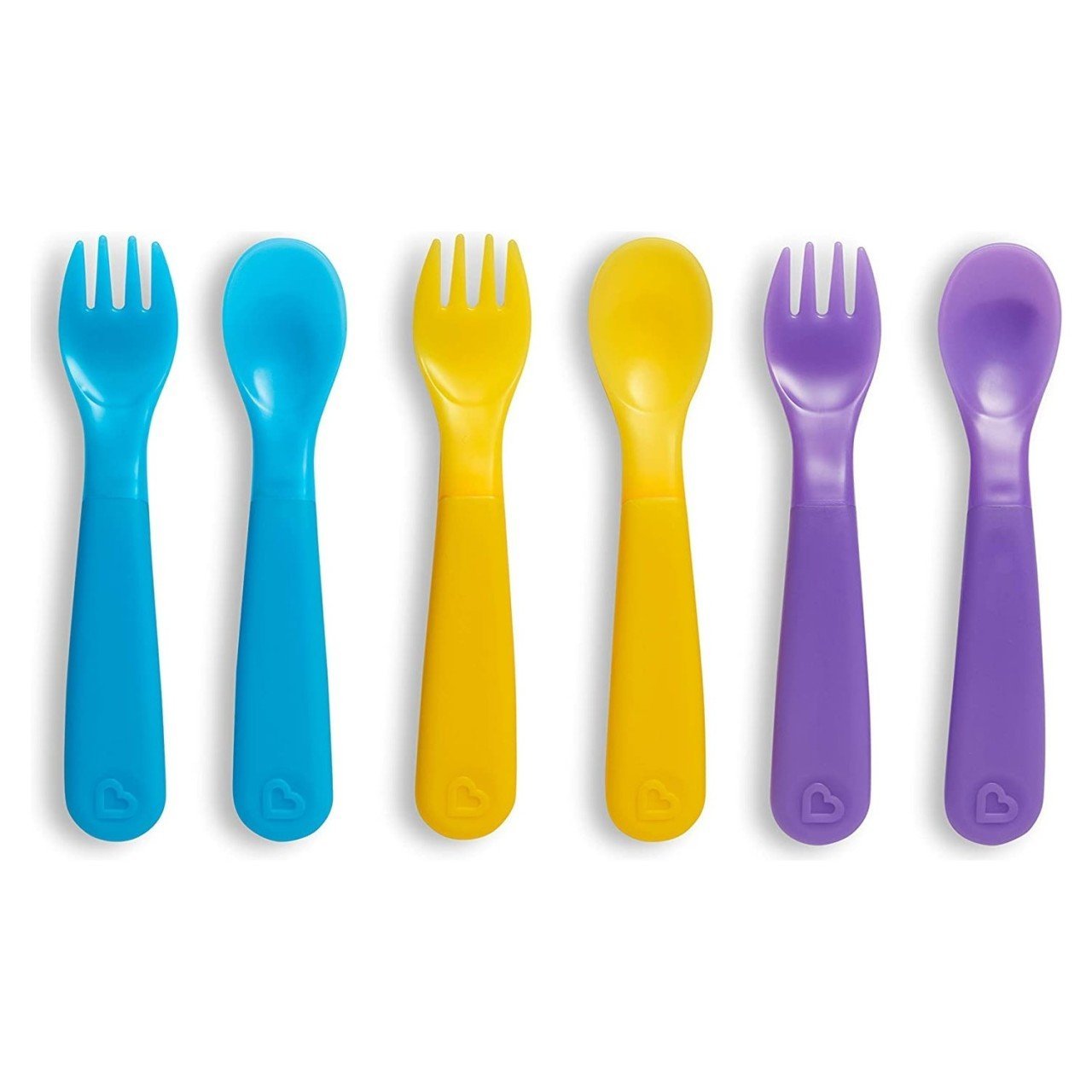 Munchkin Isıya Göre Renk Değiştiren Çatal ve Kaşık Seti | 12 Ay+ | 6 Adet | BPA İçermez