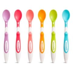 Munchkin Yumuşak Uçlu Renkli Bebek Kaşıkları | 3 Ay+ | 6'lı Set | BPA İçermez