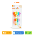 Munchkin Yumuşak Uçlu Renkli Bebek Kaşıkları | 3 Ay+ | 6'lı Set | BPA İçermez