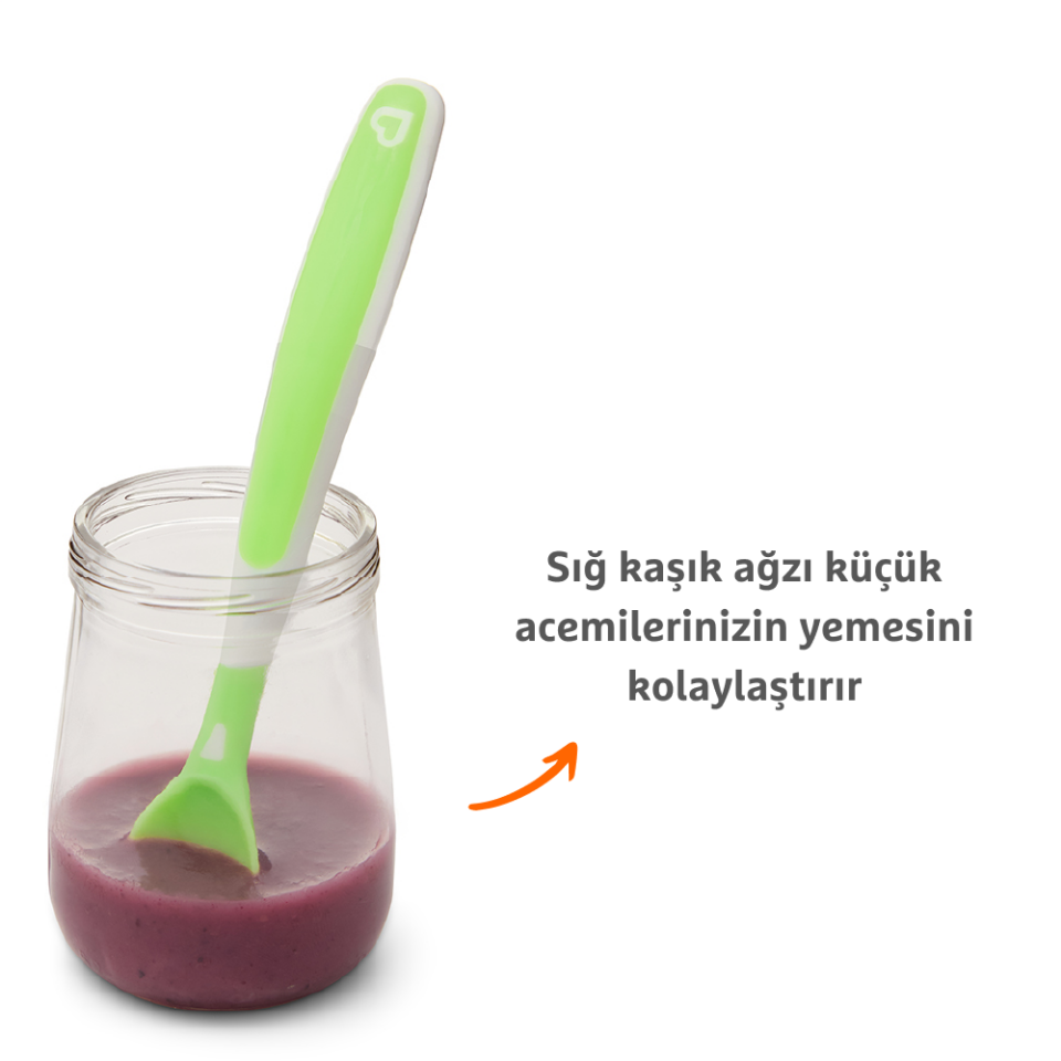 Munchkin Yumuşak Uçlu Renkli Bebek Kaşıkları | 3 Ay+ | 6'lı Set | BPA İçermez