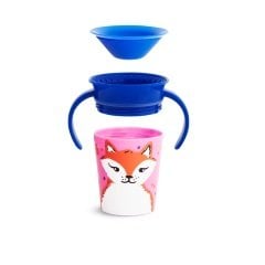 Munchkin Mucize  360 Alıştırma Bardağı, Tilki, 6ay+, 177 ml, 1 Adet