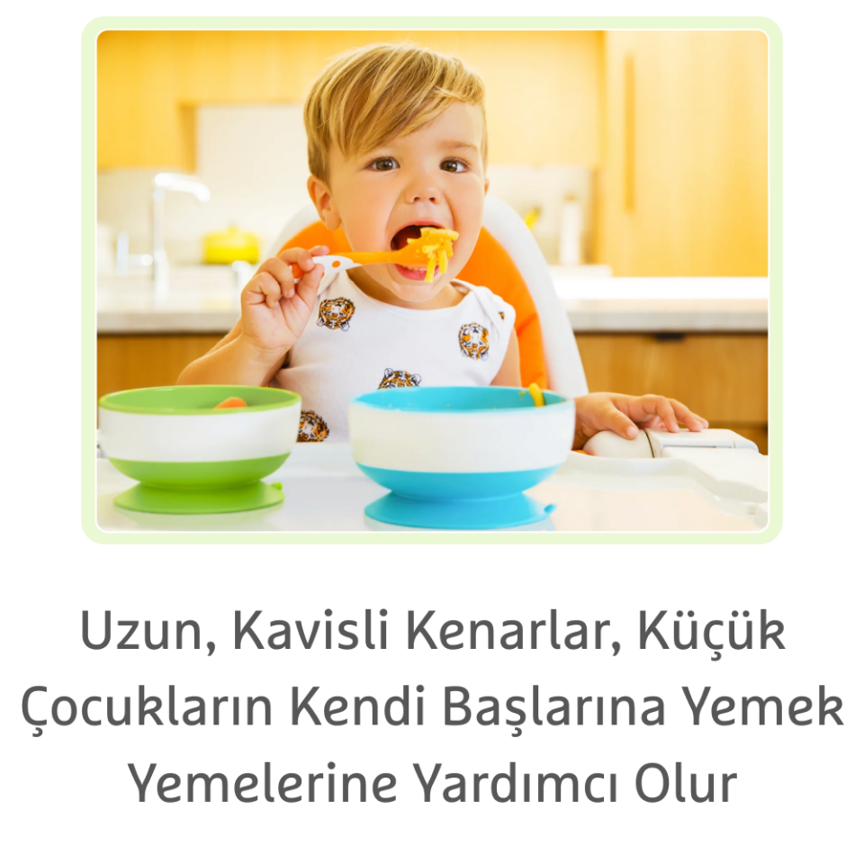 Munchkin 3’lü Vakumlu Beslenme Kasesi | 6 Ay+ | Kaymaz Taban | 3 Boy | BPA İçermez