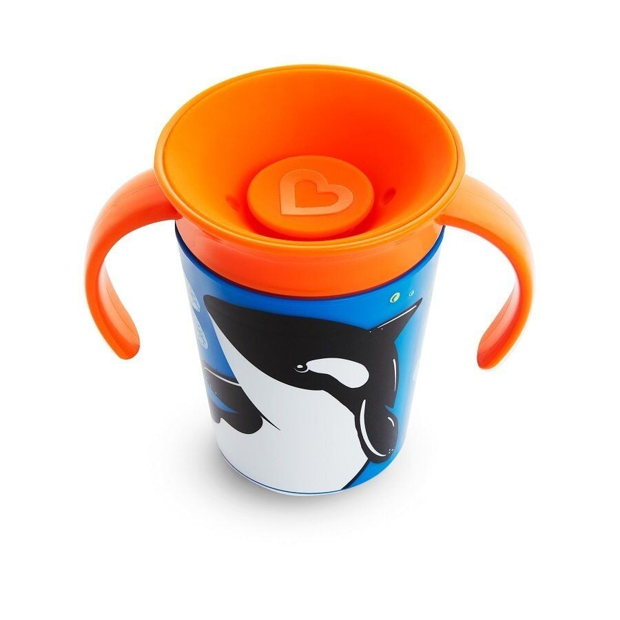 Munchkin Mucize  360 Alıştırma Bardağı, Balina, 6ay+, 177 ml, 1 Adet