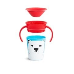 Munchkin Mucize  360 Alıştırma Bardağı, Kutup Ayısı, 6ay+, 177 ml, 1 Adet