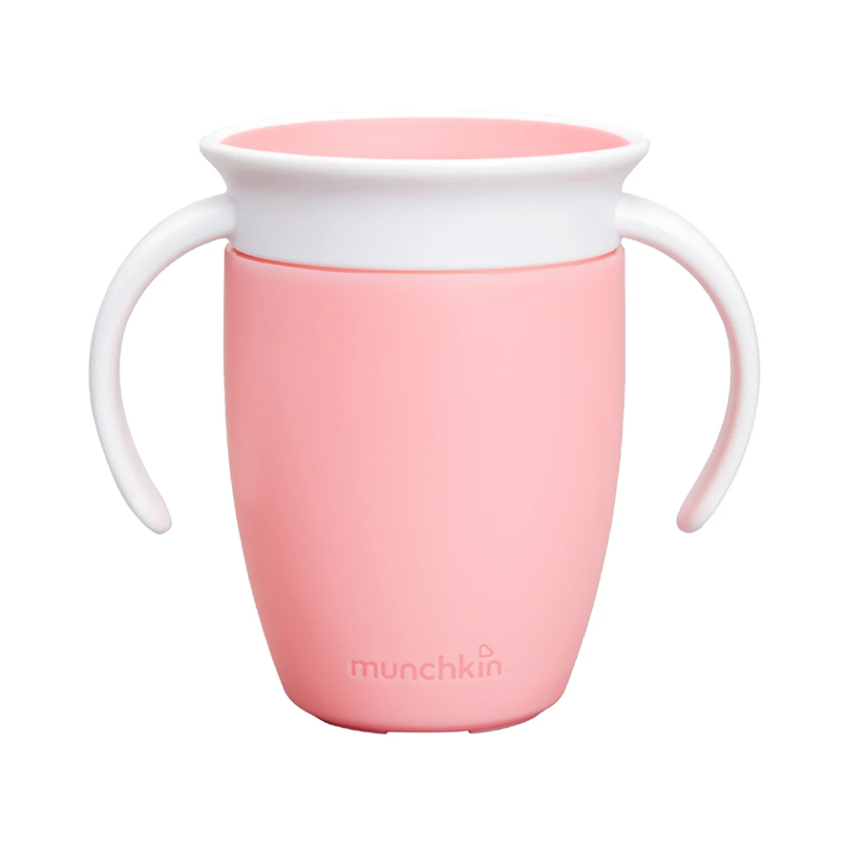 Munchkin Mucize  360° Alıştırma Bardağı 6ay+, 207ml, Pembe, 1 Adet