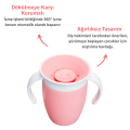 Munchkin Mucize  360° Alıştırma Bardağı 6ay+, 207ml, Pembe, 1 Adet