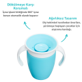 Munchkin Mucize  360° Alıştırma Bardağı, 6ay+, 207ml, Mavi, 1 Adet