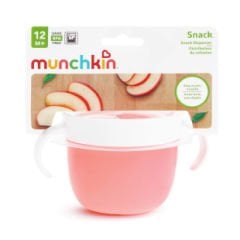 Munchkin Dökülmeyi Önleyen Atıştırmalık Kabı, 266ml, 12ay , Pembe, 1 Adet