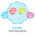 Munchkin Sabit Vakumlu Beslenme Tabağı | 6 Ay+, 3 Bölmeli, BPA İçermez, Mavi– 1 Adet