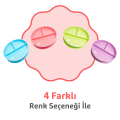 Munchkin Sabit Vakumlu Beslenme Tabağı | 6 Ay+, 3 Bölmeli, BPA İçermez, Pembe– 1 Adet