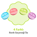 Munchkin Sabit Vakumlu Beslenme Tabağı | 6 Ay+, 3 Bölmeli, BPA İçermez, Yeşil – 1 Adet
