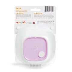 Munchkin Sıçramayı Engelleyen Kase Seti | 6 Ay+ | 2 Adet | Pembe/Mor | Kaymaz Taban | BPA İçermez