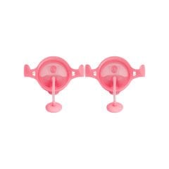 Munchkin Tıklama Kilitli Uçlu Pipetli Alıştırma Bardağı, 6ay+, 207ml, Pembe, 2li Paket 1248201-P2