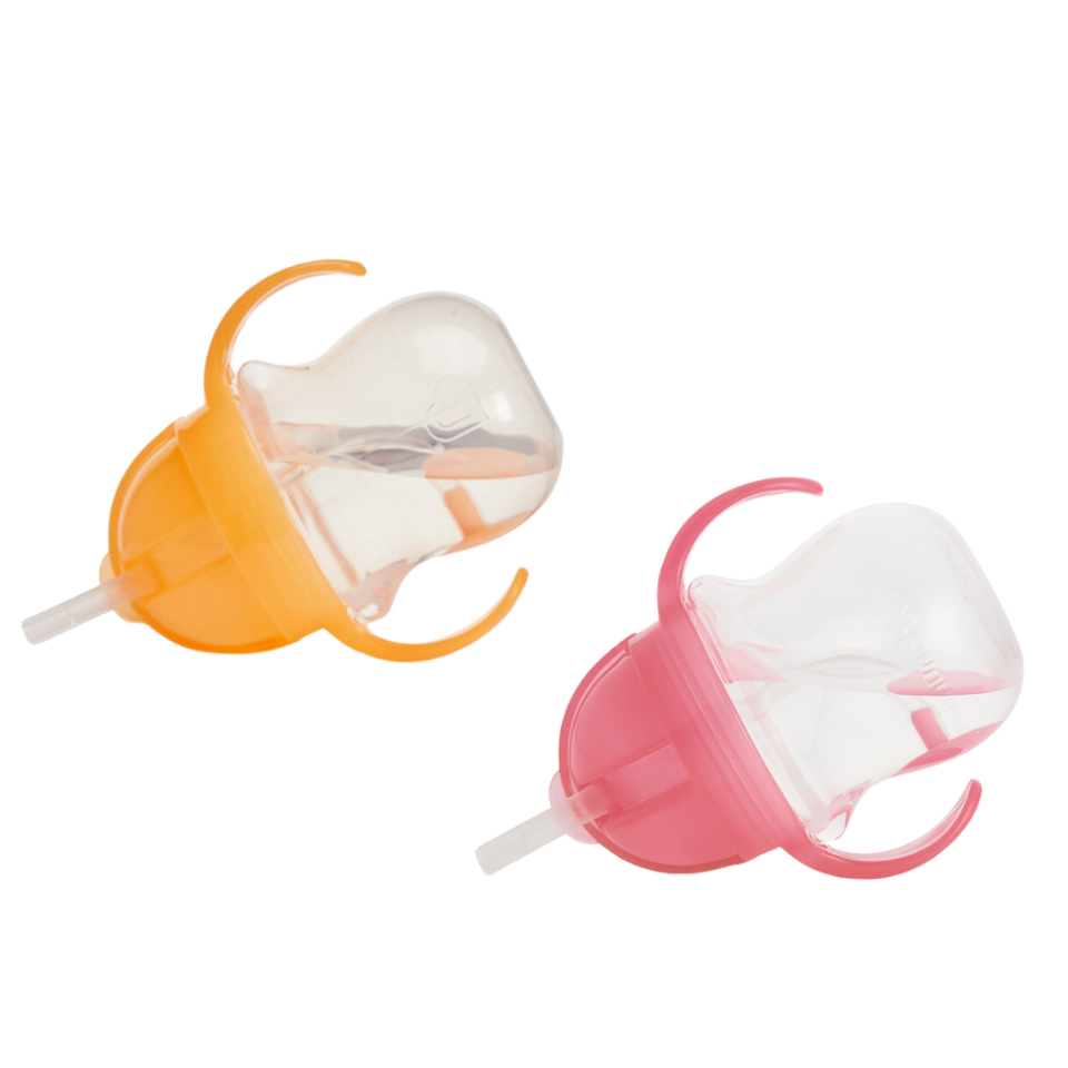 Munchkin Tıklama Kilitli Uçlu Alıştırma Bardağı 6ay+207 ml ,Turuncu ve Pembe