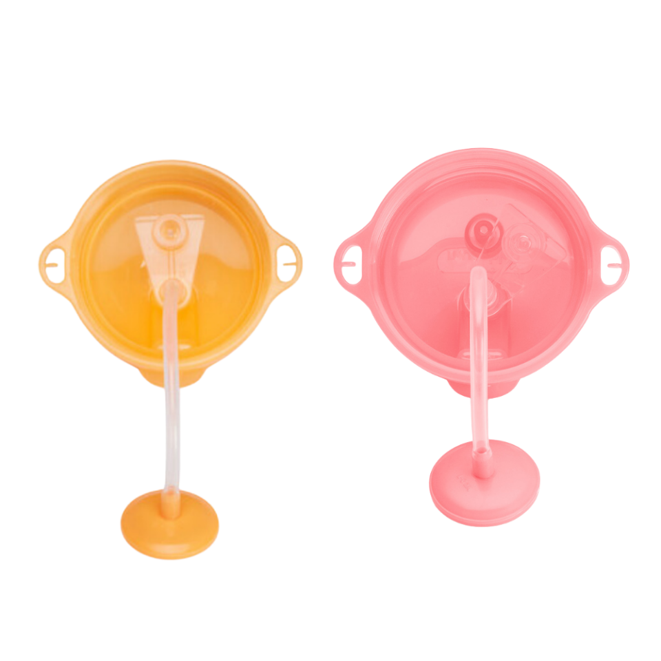 Munchkin Tıklama Kilitli Uçlu Alıştırma Bardağı 12ay+296 ml ,Turuncu ve Pembe