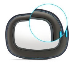 Munchkin Brica Bebek Araba Görüş Aynası | Gri | 28,5 x 20 cm | 1 Adet | Geniş Görüş