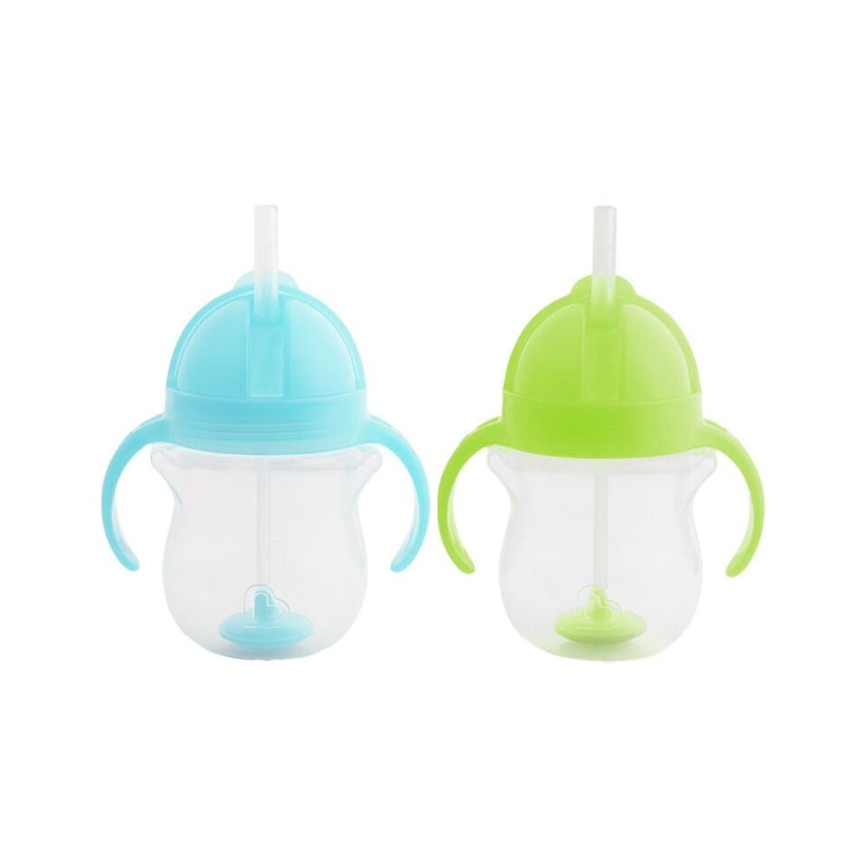 Munchkin Click Lock Uçlu Pipetli Alıştırma Bardağı Mavi & Yeşil
