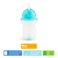 Munchkin Tıklama Kilitli Uçlu Pipetli Alıştırma Bardağı, 12ay+, 296ml, Mavi, 1 Adet