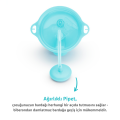 Munchkin Tıklama Kilitli Uçlu Pipetli Alıştırma Bardağı, 12ay+, 296ml, Mavi, 1 Adet