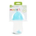 Munchkin Tıklama Kilitli Uçlu Pipetli Alıştırma Bardağı, 12ay+, 296ml, Mavi, 1 Adet
