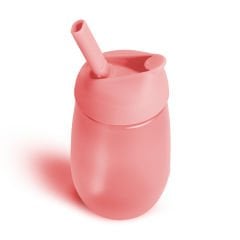 Munchkin Simple Clean Yıkanabilir  Pipetli Alıştırma Bardağı | 296 ml | 12 Ay+ | Pembe| BPA İçermez