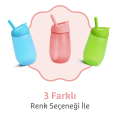 Munchkin Simple Clean Yıkanabilir  Pipetli Alıştırma Bardağı | 296 ml | 12 Ay+ | Pembe| BPA İçermez