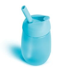 Munchkin Simple Clean Yıkanabilir  Pipetli Alıştırma Bardağı | 296 ml | 12 Ay+ | Mavi | BPA İçermez