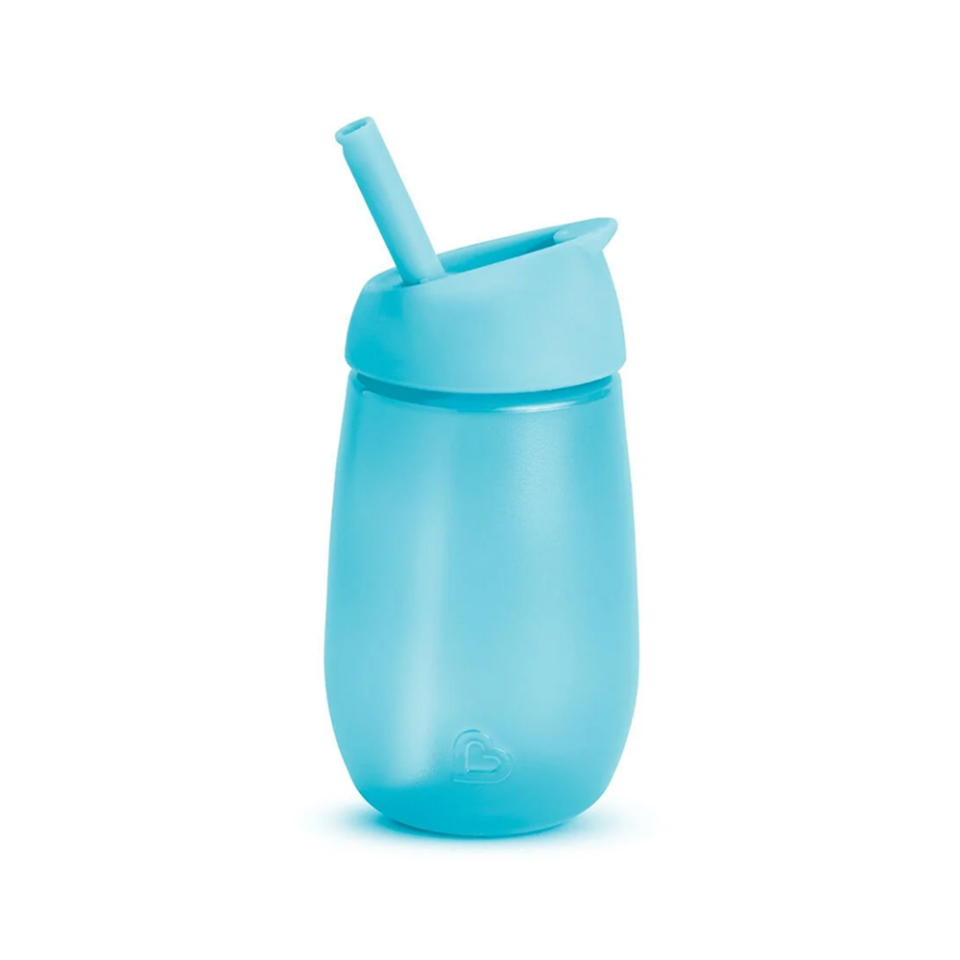 Munchkin Simple Clean Yıkanabilir  Pipetli Alıştırma Bardağı | 296 ml | 12 Ay+ | Mavi | BPA İçermez