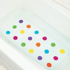 Munchkin Renkli Noktalı Banyo Matı | Kaymaz | 77x36 cm | Bebek ve Çocuk İçin | 1 Adet