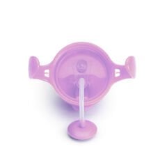 Munchkin Tıklama Kilitli  Uçlu Pipetli Alıştırma Bardağı,  6ay+207ml Mor