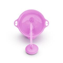 Munchkin Tıklama Kilitli Uçlu Pipetli Alıştırma Bardağı, 12ay+, 296ml, Mor, 1 Adet